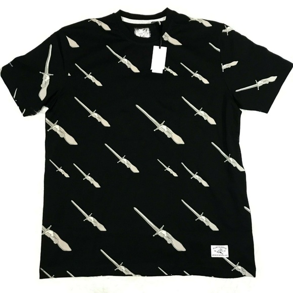 PLAY CLOTHS EMPIRE T-SHIRT BLACK "NWT" DAGGERS TEE - Picture 1 of 3